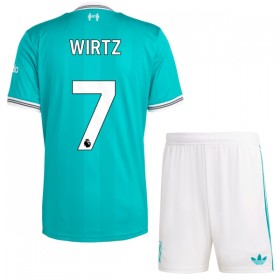 Liverpool Wirtz 7 Matchtröjor Barn Tredje Fotbollströja 2025-26